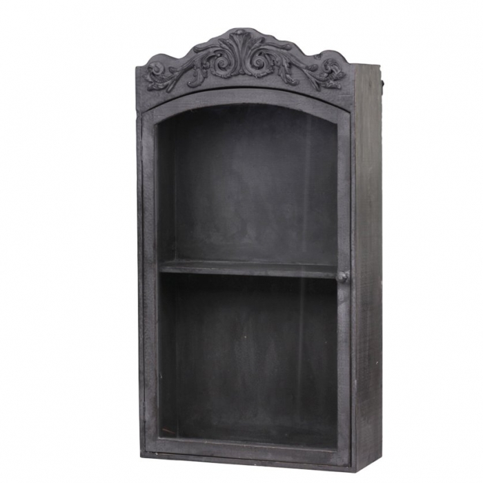 Kleiner Schrank Mit Glastur Rosendekor Bei Le Bon Jour