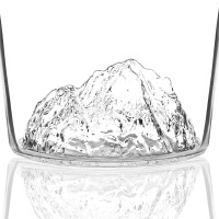  TOPOGRAPHIC Spirituosenflasche Mont Blanc