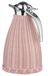  THERMOSKANNE Rattan rosa