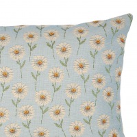  GOBELIN KISSEN Daisy Aqua 60 x 40 cm