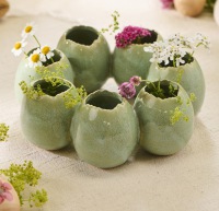  Ringvase Eier Reigen