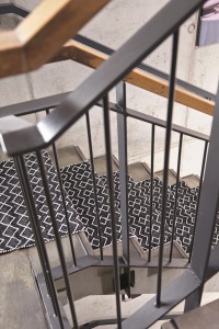  Tunis Teppich schwarz-ecru 140 x 200 cm