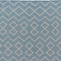  PET - Tunis Läufer  aqua - ecru 60 x 90 cm