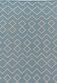  PET - Tunis Läufer  aqua - ecru 60 x 90 cm