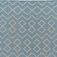  PET - Tunis Läufer  aqua - ecru 70 x 140 cm