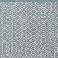  PET - Bergen Teppich  aqua-ecru 140 x 200 cm