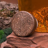  TOPOGRAPHIC Spirituosenflasche Mount Everest