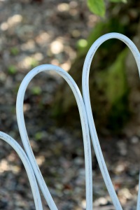  Set Tisch und 2 Stühle Normandie blau