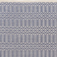  PET - Wik Läufer, blau - ecru, 70 x 140 cm