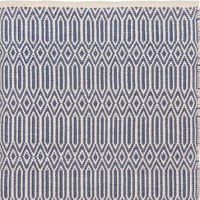  PET - Wik Läufer, blau - ecru, 70 x 250 cm