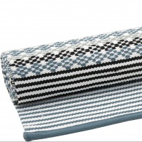  Liv Poly-Läufer Knit in Blaumix  70 x 190 cm