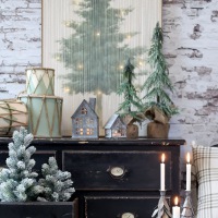  SKANDINAVISCHE WEIHNACHT Trommel Jul - klein