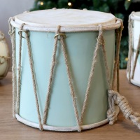  SKANDINAVISCHE WEIHNACHT Trommel Jul - groß, unifarben