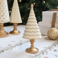  3-er Ensemble Weihnachtsbäume Baroque