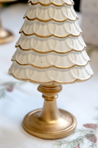  3-er Ensemble Weihnachtsbäume Baroque