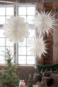  Papierstern Schneeblume