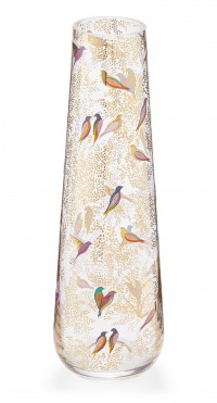  Grosse OBJET VASE Golden Leaves and Birds