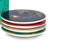  4-er Set Porzellan Untersetzer