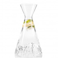  TOPOGRAPHIC Wasserkaraffe Mont Blanc