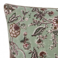  Kissen Flora Salbei 50 x 50 cm