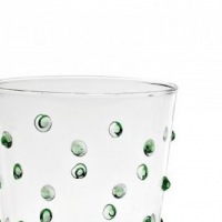  2-er Set Gläser Fancy Dots, grün