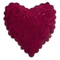  Samtkissen Velvet Aurora rot