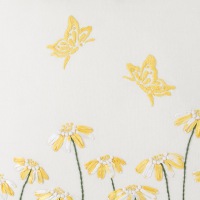  Kissen Blüte und Schmetterling