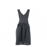  Schürze Bellissima dunkel grau/blau