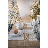  Tischset Boutis rund, hell nature