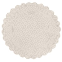  Tischset Boutis rund, hell nature