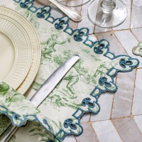  BORGO Tischset Amalfi Delfino