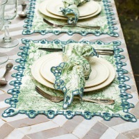  BORGO Tischset Amalfi Delfino