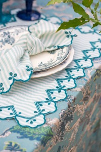  TISCHSET PFLEGELEICHT Capri aqua