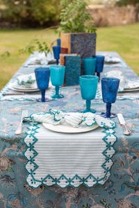  TISCHSET PFLEGELEICHT Capri aqua