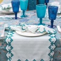  SERVIETTE Capri aqua