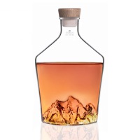  TOPOGRAPHIC Spirituosenflasche Mount Everest