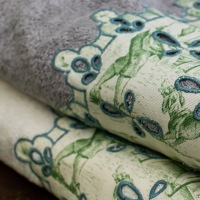  Handtuch Amalfi 40 x 60 cm grau oder ecru