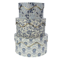  Meander Geschenkbox 3-er Set blau