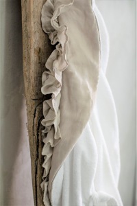  Bella Donna Bademantel Weiss Puderrosa