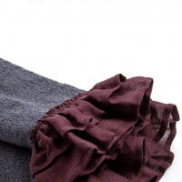  Handtuch Bella Donna Grafit Pflaume 40 x 60 cm