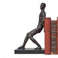  Art Deco Bücherstützen Athletes