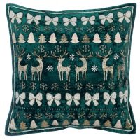  Kissen Grandezza die Natale Winterwald No1