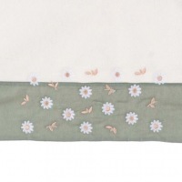  BLANC MARIE Badteppich Fiore, salbei, 50 x 80 cm