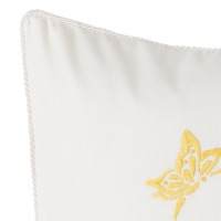  Kissen Blüte und Schmetterling