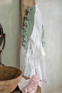  Bella Donna Bademantel Weiss Salbei