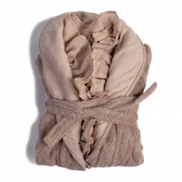  Bella Donna Bademantel Malve Natur