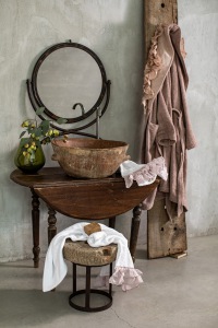  Bella Donna Bademantel Malve Natur