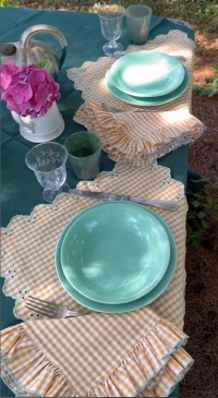  TISCHSET PFLEGELEICHT Capri gelb