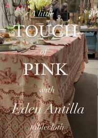  PFLEGELEICHT TISCHDECKE Eden Corallo