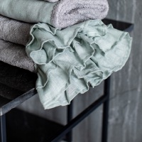  Handtuch Bella Donna Grau Salbei 40 x 60 cm